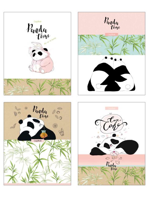 Тетради общие ″Panda time″: добродушное очарование Тетради общие ″Panda time″: добродушное очарование