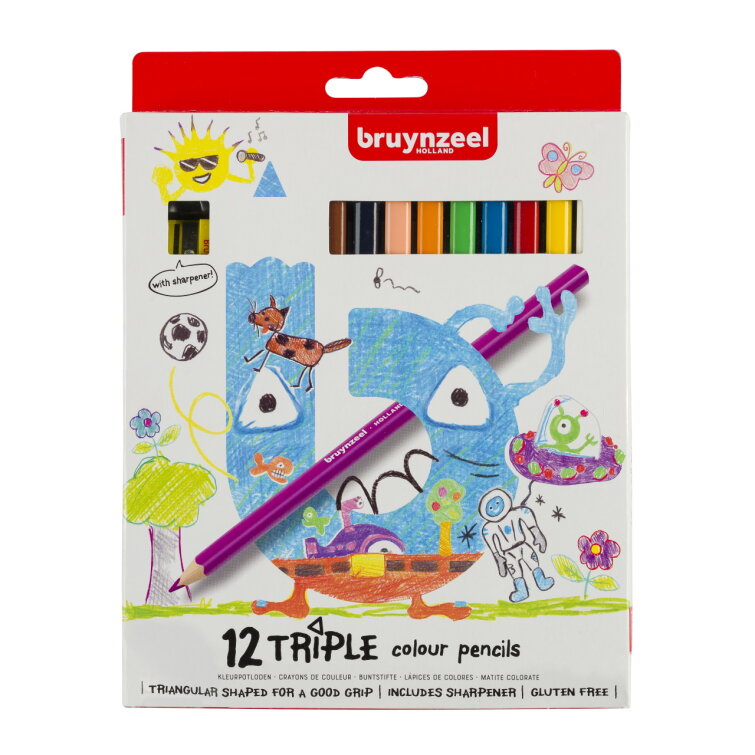 Набор цветных карандашей Bruynzeel Kids Набор цветных карандашей Bruynzeel Kids