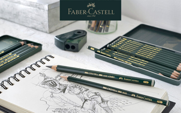 Faber-Castell: скидка 30% на чернографитные карандаши Castell 9000 Faber-Castell: скидка 30% на чернографитные карандаши Castell 9000