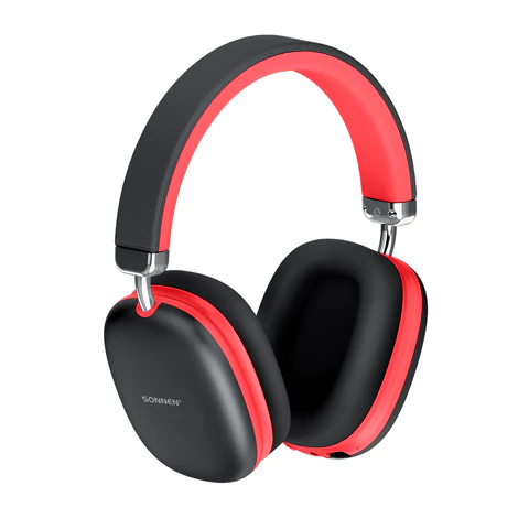 Наушники беспроводные мультирежимные, SONNEN HP-B12BR Наушники беспроводные мультирежимные, SONNEN HP-B12BR