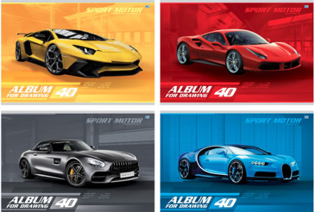 Альбомы для рисования ″Sport motor″: для будущих дизайнеров и художников Альбомы для рисования ″Sport motor″: для будущих дизайнеров и художников