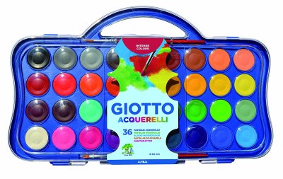 Giotto Colour Blocks 30 mm - акварель с совершенно новым спектром цветов Giotto Colour Blocks 30 mm - акварель с совершенно новым спектром цветов