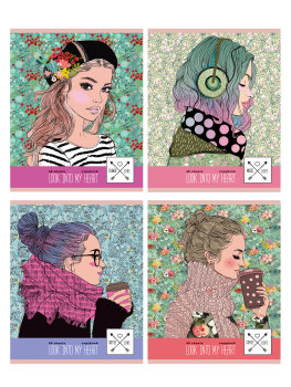 Тетрадь общая ″Dreamy Girls″: для влюбленных в творчество Тетрадь общая ″Dreamy Girls″: для влюбленных в творчество