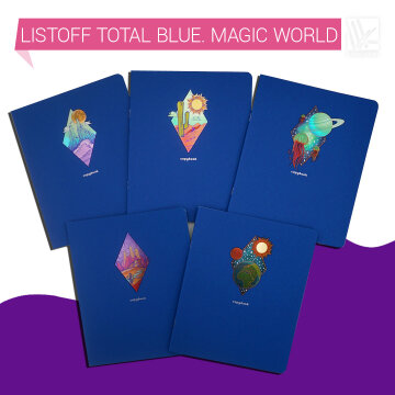 Коллекция тетрадей Total blue Magic world Коллекция тетрадей Total blue Magic world