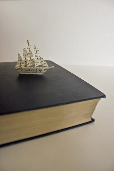 Современное искусство: 3D-скульптуры из книг от Томаса Уитмена Современное искусство: 3D-скульптуры из книг от Томаса Уитмена