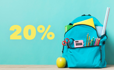 Дарим скидку -20% на канцтовары и товары для школы и офиса! Дарим скидку -20% на канцтовары и товары для школы и офиса!