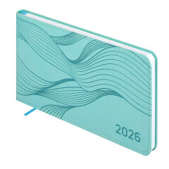 Еженедельник датированный 2026 ESCALADA, размер 150x87 мм, 64 л., мягкий переплёт, искусственная кожа ″Виннер″, блинтовое тиснение Еженедельник датированный 2026 ESCALADA, размер 150x87 мм, 64 л., мягкий переплёт, искусственная кожа ″Виннер″, блинтовое тиснение