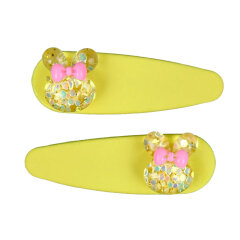 Набор заколок для волос «клик-клак» Феникс+, 2 шт., 5,5 см, жёлтый, подложка из мелованного картона + ПЭТ-пакет с европодвесом Набор заколок для волос «клик-клак» Феникс+, 2 шт., 5,5 см, жёлтый, подложка из мелованного картона + ПЭТ-пакет с европодвесом