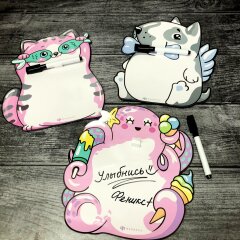 Вау-новинка! Магнитная доска с полем для рисования и письма и маркером от Феникс+ Вау-новинка! Магнитная доска с полем для рисования и письма и маркером от Феникс+