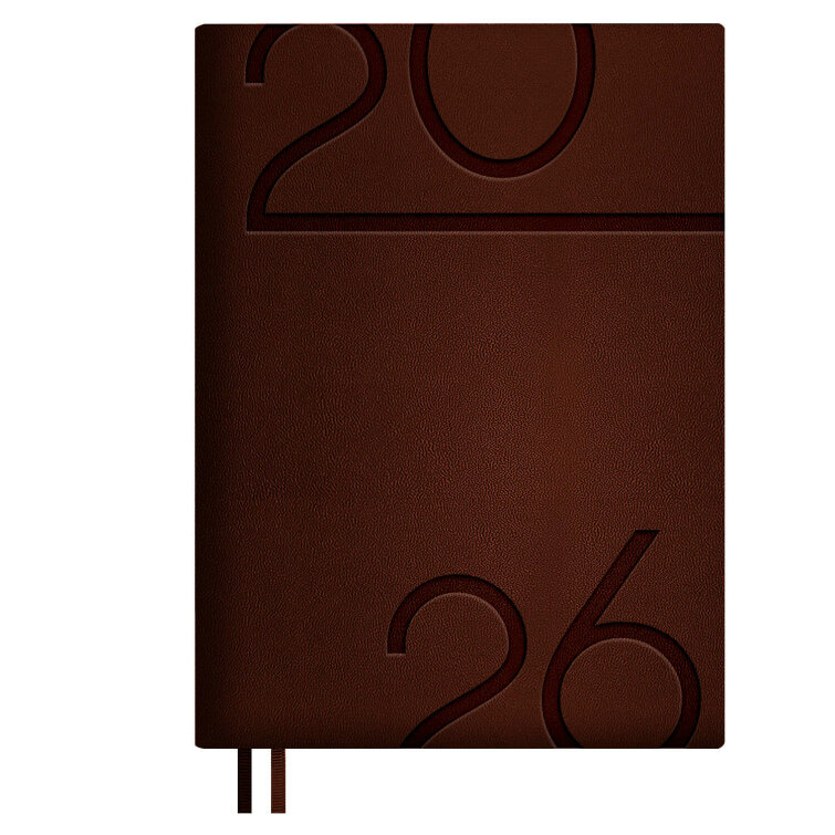 Ежедневник датированный 2026 ESCALADA, #ДУМАЙ КАК МИЛЛИАРДЕР, формат А5+, 176 л., мягкий переплёт, запаянный край, искусственная кожа ″Кассандра″, блинтовое тиснение