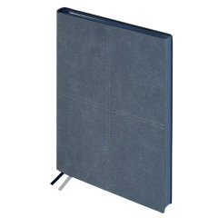 Ежедневник недатированный ESCALADA, формат А5+, 160 л., мягкий переплёт, запаянный край, искусственная кожа ″Нубук″, блинтовое тиснение, отделочная строчка Ежедневник недатированный ESCALADA, формат А5+, 160 л., мягкий переплёт, запаянный край, искусственная кожа ″Нубук″, блинтовое тиснение, отделочная строчка