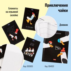 Бумажно-беловая коллекция «Приключения чайки» от Hatber: пернатый вайб! Бумажно-беловая коллекция «Приключения чайки» от Hatber: пернатый вайб!