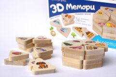 Настольные игры МЕМО из дерева Настольные игры МЕМО из дерева