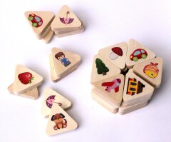 Настольные игры МЕМО из дерева Настольные игры МЕМО из дерева