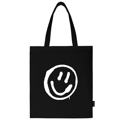 Сумка-шоппер BRAUBERG, канвас, Smiley Сумка-шоппер BRAUBERG, канвас, Smiley