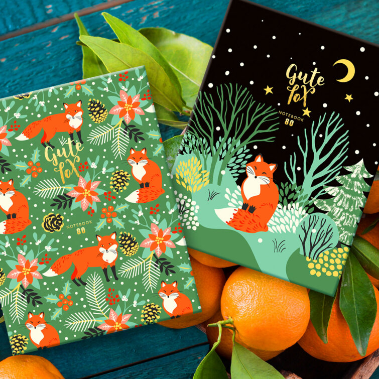 Блокноты BG «Cute fox»: хитрые лисы приносят удачу Блокноты BG «Cute fox»: хитрые лисы приносят удачу