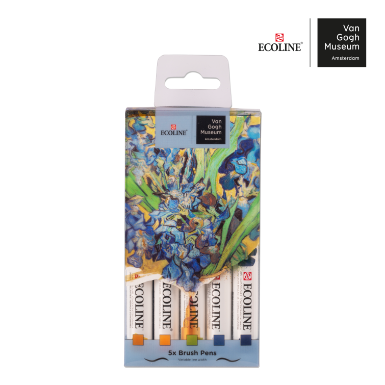 Набор акварельных маркеров Ecoline x Van Gogh Museum Brush Pens Набор акварельных маркеров Ecoline x Van Gogh Museum Brush Pens