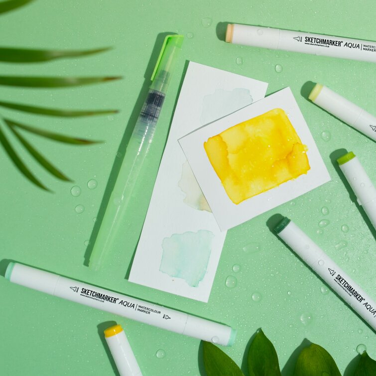 Кисть с резервуаром SKETCHMARKER Waterbrush (Medium) Кисть с резервуаром SKETCHMARKER Waterbrush (Medium)