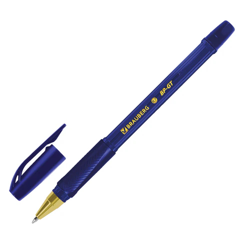 Ручка шариковая BRAUBERG BP-GT GLD BLUE, синяя Ручка шариковая BRAUBERG BP-GT GLD BLUE, синяя