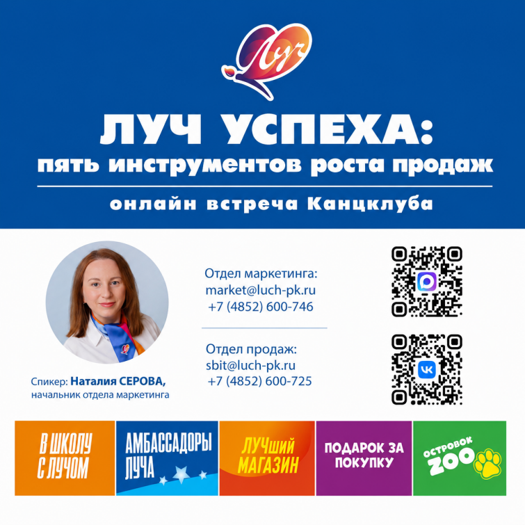 Луч успеха: 5 инструментов для роста продаж в рознице Луч успеха: 5 инструментов для роста продаж в рознице