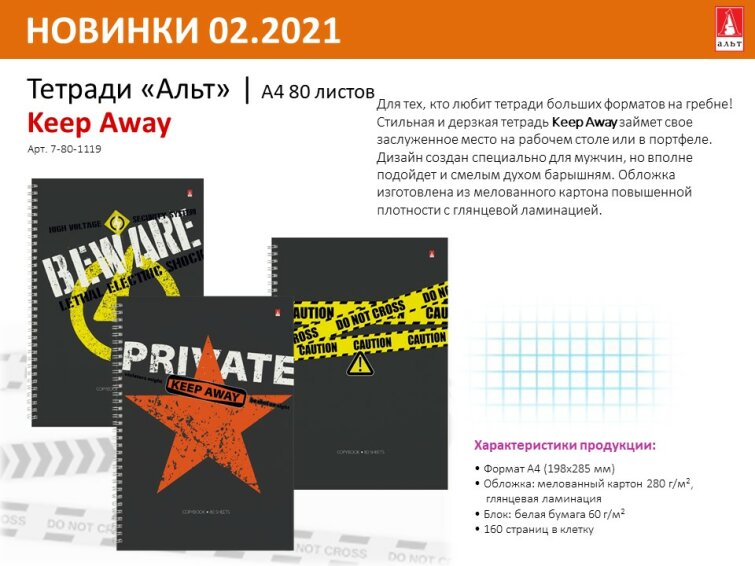 Новинка для любителей больших тетрадей Новинка для любителей больших тетрадей