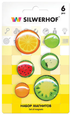 Цветные магниты Candy и Fruit от Silwerhof Цветные магниты Candy и Fruit от Silwerhof
