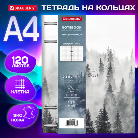 Тетради большие на кольцах BRAUBERG Тетради большие на кольцах BRAUBERG