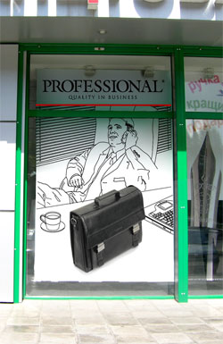 PROFESSIONAL за стеклом