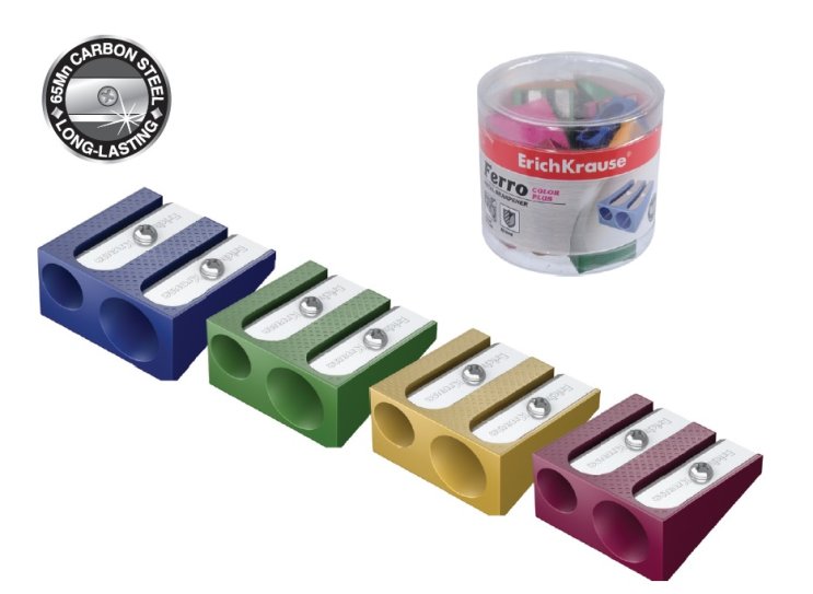 Точилка ErichKrause FERRO COLOR PLUS Точилка ErichKrause FERRO COLOR PLUS