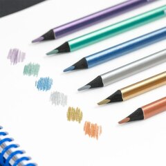 Набор цветных карандашей MILAN Metal Colours Набор цветных карандашей MILAN Metal Colours