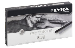 Мягкие пастельные мелки Lyra Polycrayons Grey Tones Set – для избранных художников!