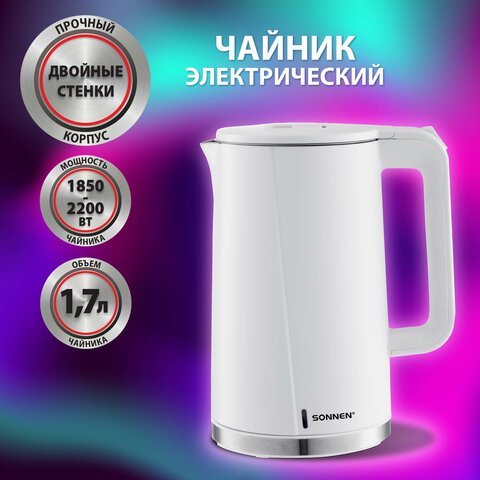 Чайник электрический с двойными стенками SONNEN Чайник электрический с двойными стенками SONNEN
