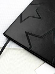 Дневник школьный, формат А5+, 48л., твёрдый переплёт, искусственная кожа ″Лайка″, блинтовое тиснение, вышивка, арт.68749