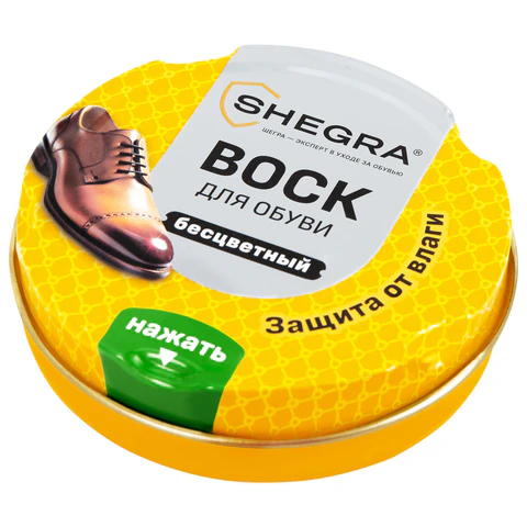 Воск для обуви SHEGRA, бесцветный Воск для обуви SHEGRA, бесцветный