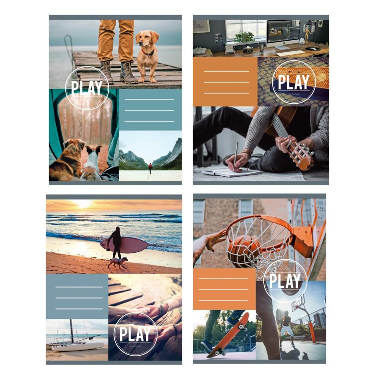 Тетради BG общие «Play»: жизнь как игра Тетради BG общие «Play»: жизнь как игра