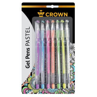 Пастельные гелевые ручки Crown - пиши комфортно, рисуй ярко! Пастельные гелевые ручки Crown - пиши комфортно, рисуй ярко!