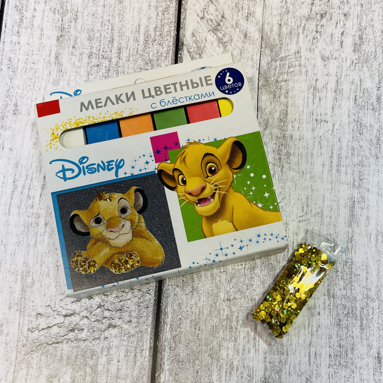 Мел цветной с блестками «Disney» от Centrum. Мел цветной с блестками «Disney» от Centrum.