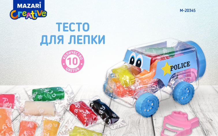 Новинки от ТМ MAZARI. Тесто для лепки. Новинки от ТМ MAZARI. Тесто для лепки.