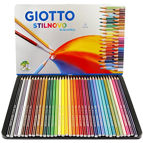 Акварельные карандаши Giotto Stilnovo Acquarell 36 цветов в металлической коробке Акварельные карандаши Giotto Stilnovo Acquarell 36 цветов в металлической коробке