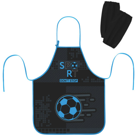 Накидка фартук с нарукавниками для труда ЮНЛАНДИЯ, ″Sport game″ Накидка фартук с нарукавниками для труда ЮНЛАНДИЯ, ″Sport game″