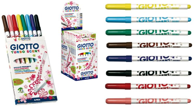 GIOTTO TURBO SCENT - ароматизированные фломастеры GIOTTO TURBO SCENT - ароматизированные фломастеры