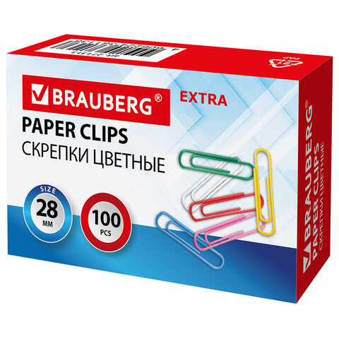 Скрепки EXTRA BRAUBERG Скрепки EXTRA BRAUBERG