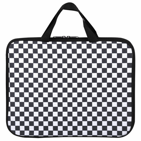 Папка на молнии с ручками BRAUBERG ″Black and white″ Папка на молнии с ручками BRAUBERG ″Black and white″