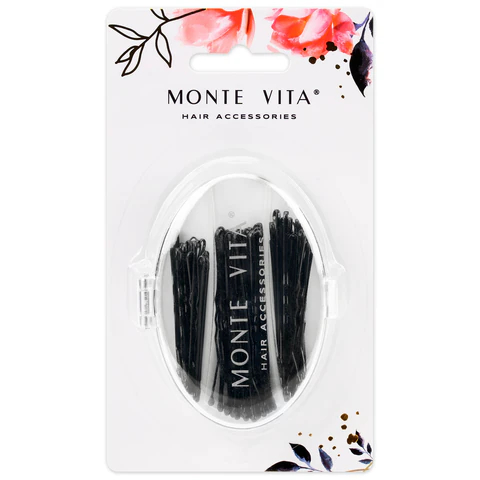 Невидимки для волос MONTE VITA, 60 штук Невидимки для волос MONTE VITA, 60 штук