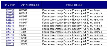 ����������� ���� �� ����� Esselte Economy