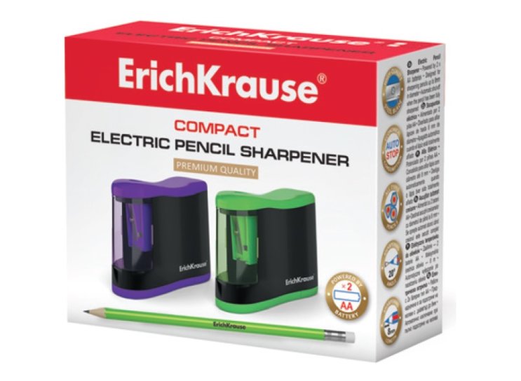 Точилка электрическая ErichKrause COMPACT