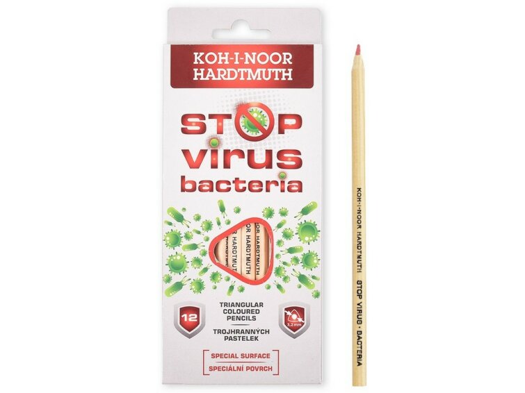 Карандаши цветные STOP VIRUS BACTERIA Карандаши цветные STOP VIRUS BACTERIA