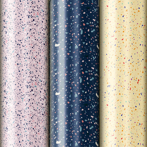 Бумага упаковочная ″Terrazzo″, ЗОЛОТАЯ СКАЗКА Бумага упаковочная ″Terrazzo″, ЗОЛОТАЯ СКАЗКА
