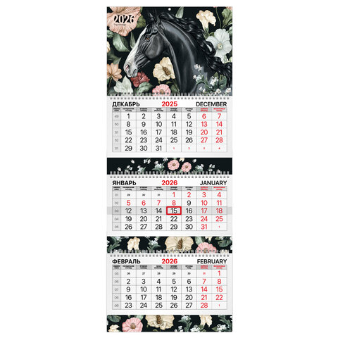 ��������� ����������� 2026 �., BRAUBERG EXTRA