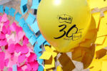 Празднование 30-летнего юбилея бренда Post-it в центре Москвы в День города